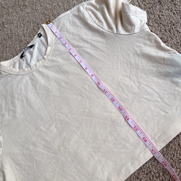 CUTS Almost Friday Crewneck Cropped Athletic Cream Short Sleeve Tee - Picture 5 of 8